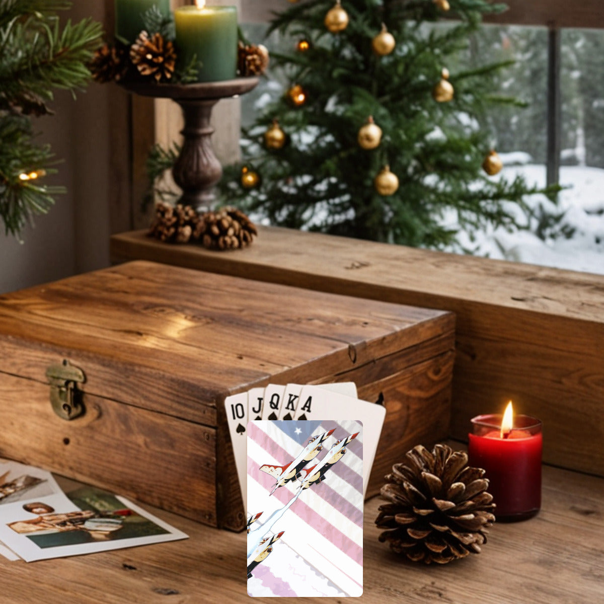 US Air Force Fighter Jets Custom Playing Cards