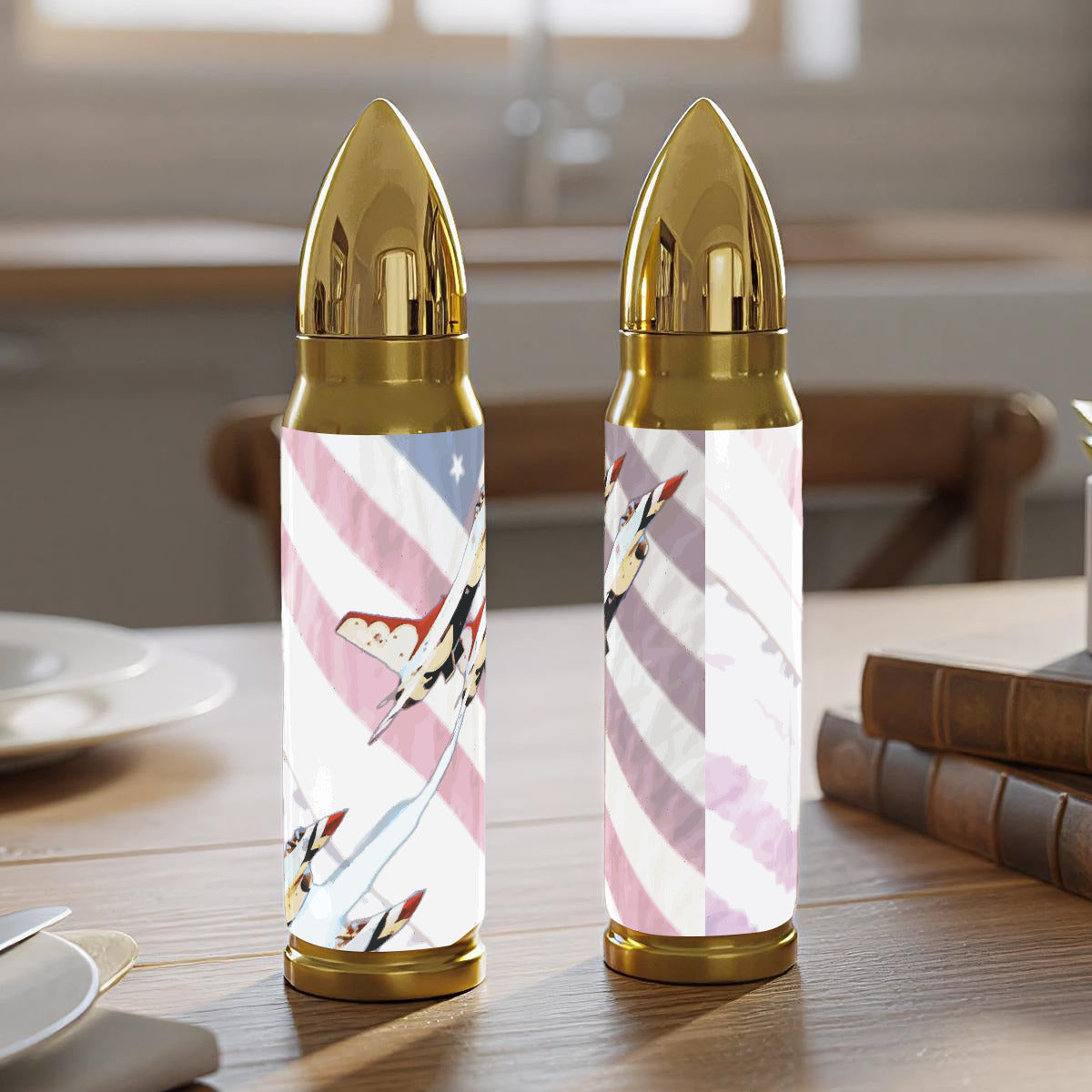 US Air Force Jets 16 oz Stainless Steel Tumbler (Made in USA)