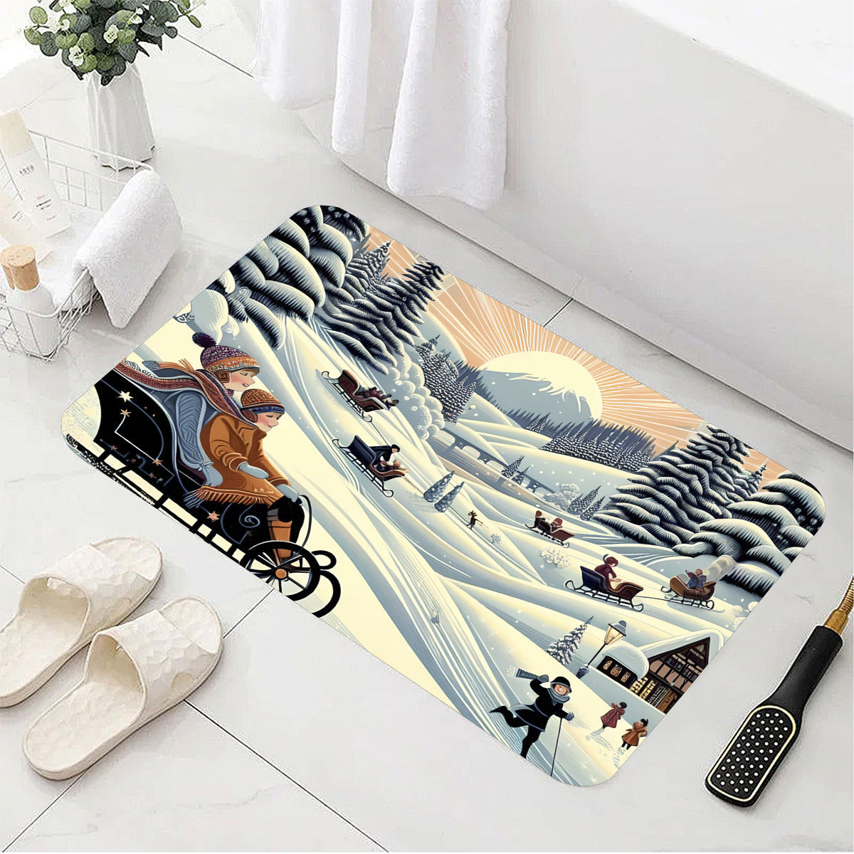 Winter Sledding Bathroom Bundle