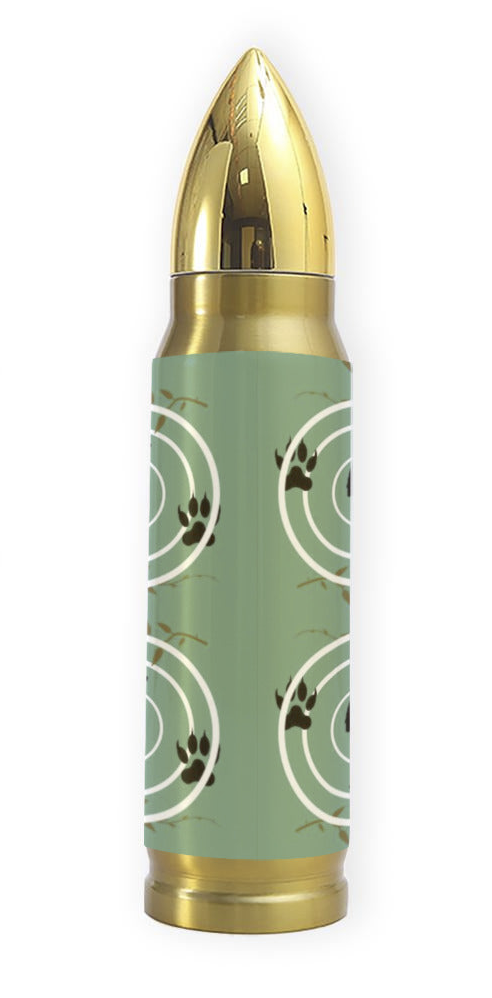 Black Bear in Bullseye 16 oz Stainless Steel Tumbler