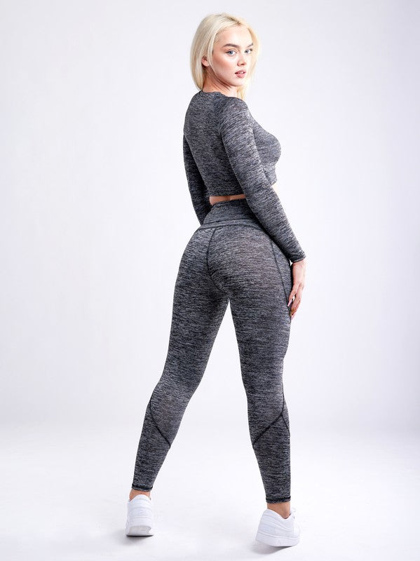 High-Waisted Classic Gym Leggings with Pockets