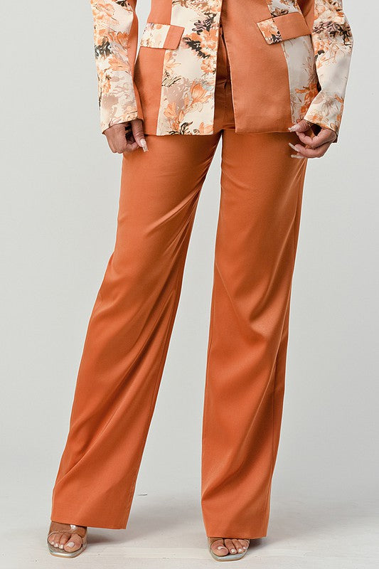 Women's Athina Transition Print Blazer and Pants Suit