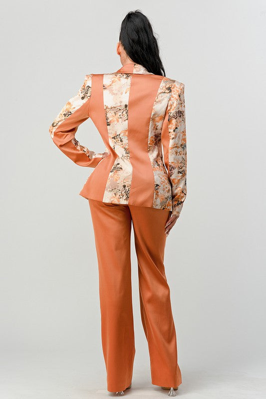 Women's Athina Transition Print Blazer and Pants Suit