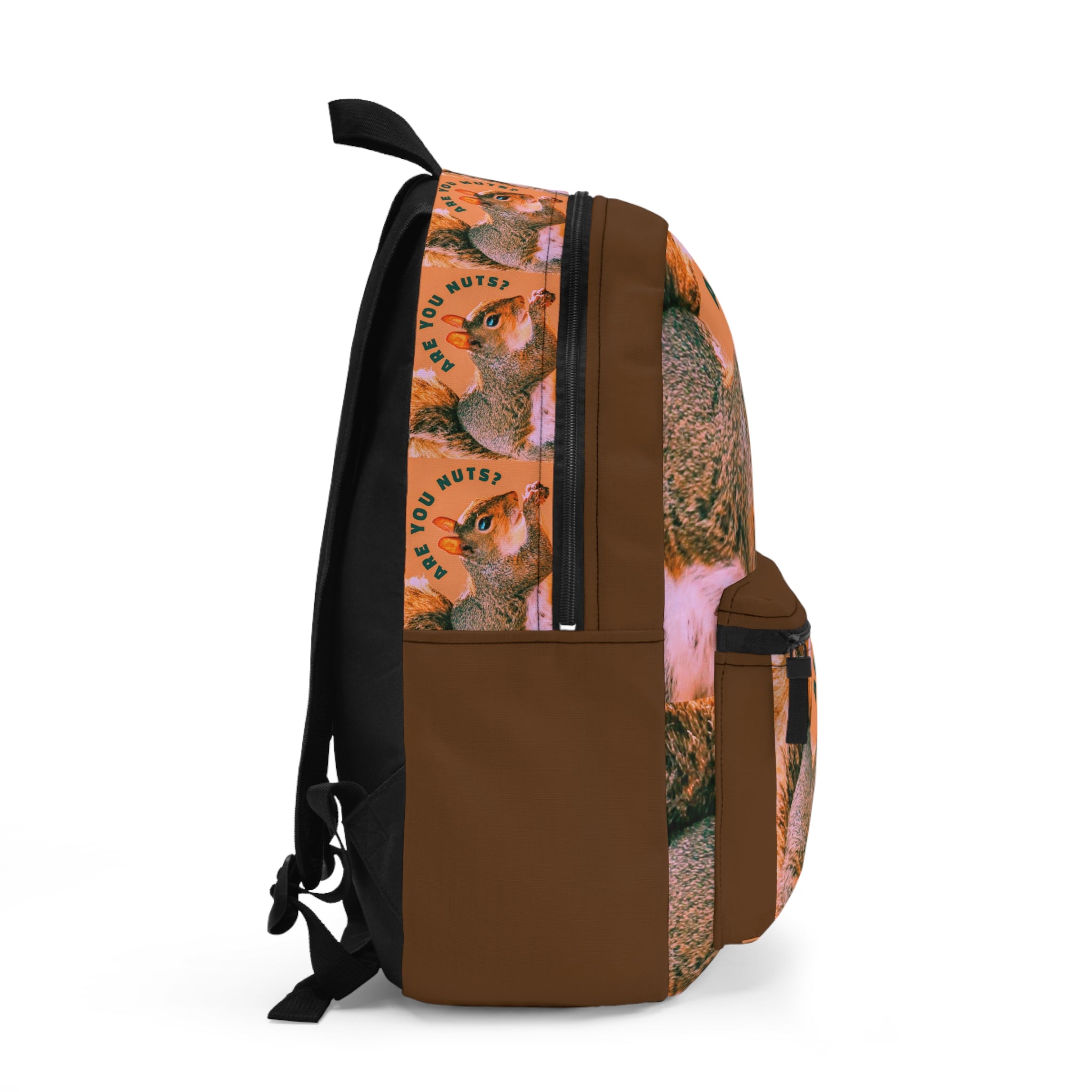 Are You Nuts? Funny Squirrel Backpack - Shell Design Boutique