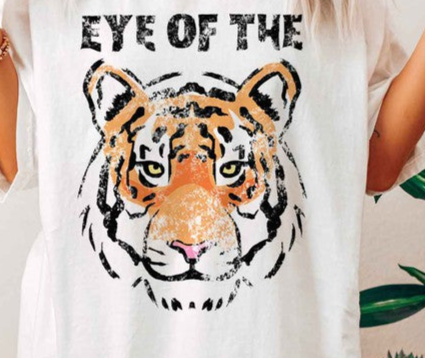 Child's Eye of the Tiger Unisex Graphic T-shirt