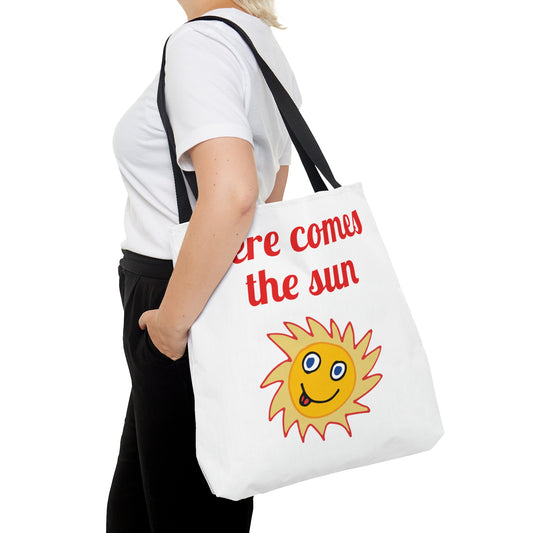 Here Comes the Sun Goofy Tote Bag - Shell Design Boutique