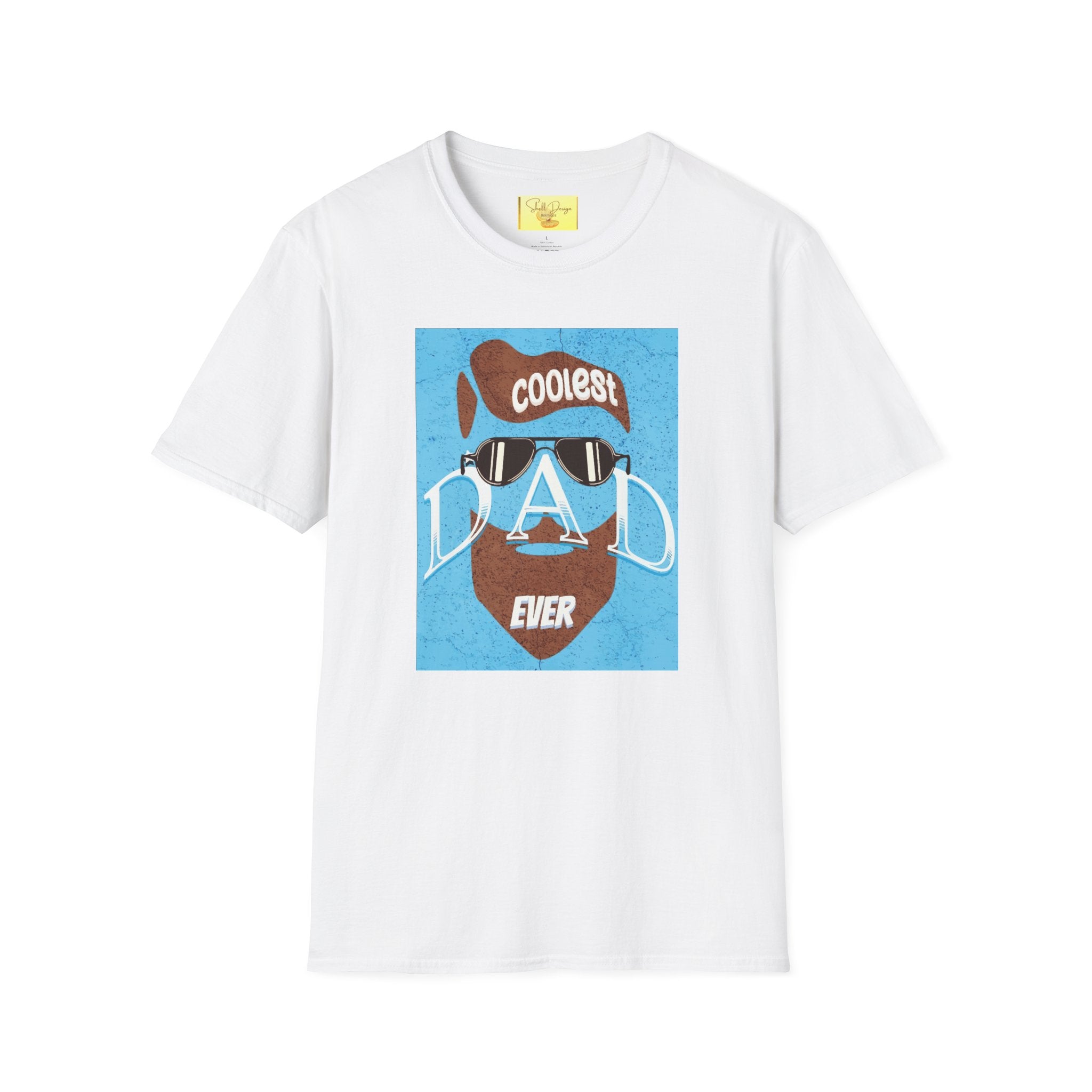 Men's Coolest Dad Ever Softstyle Graphic T-Shirt