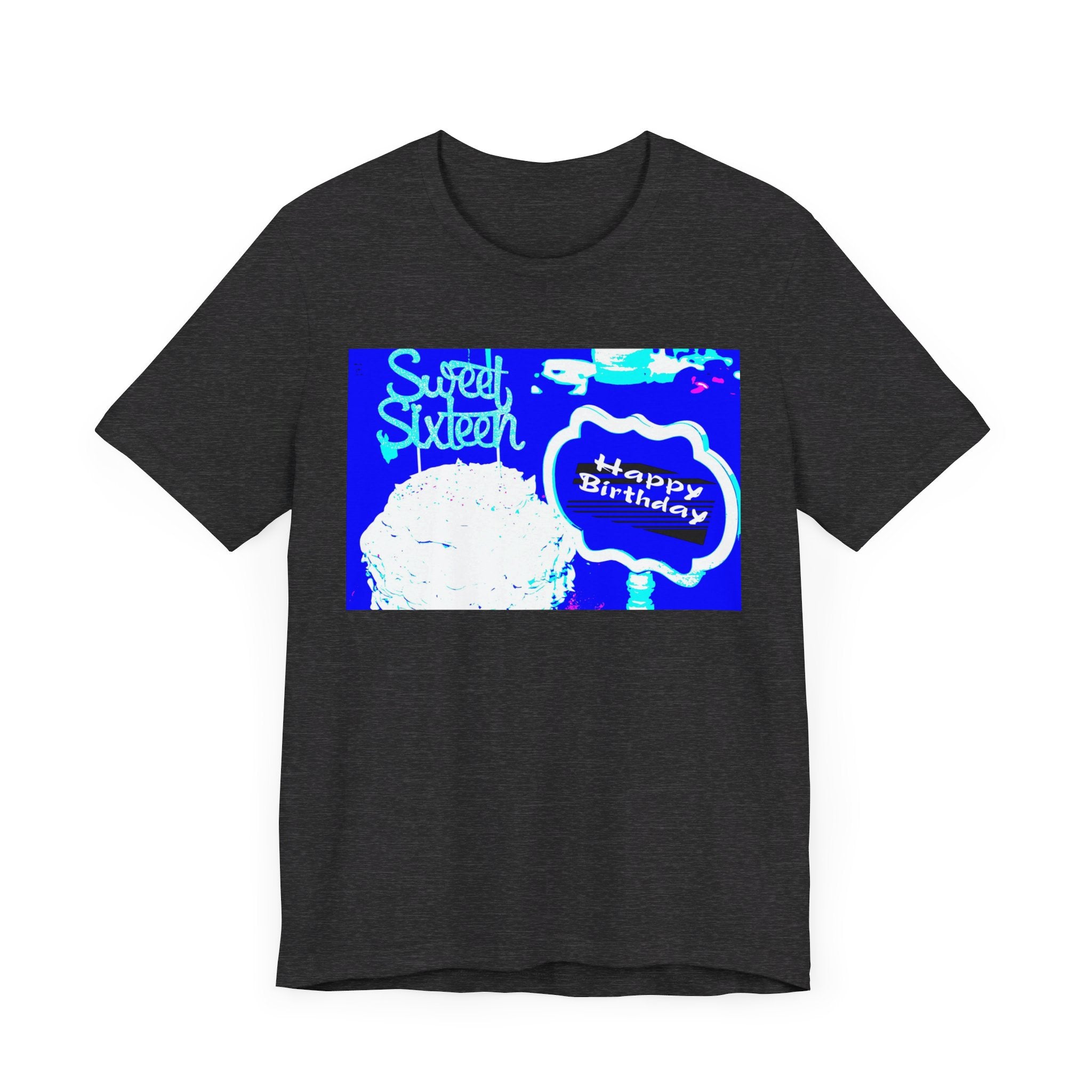 Happy Birthday Sweet Sixteen Jersey Short Sleeve T-shirt up to 3XL