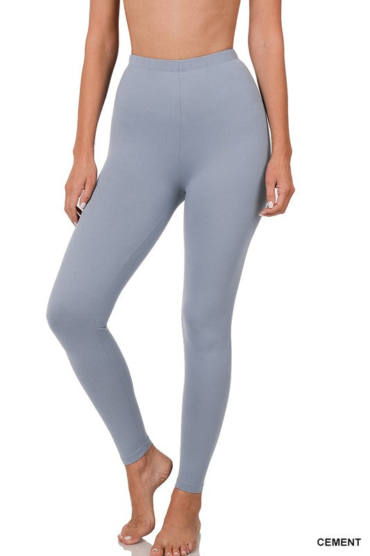 Women's Brushed DTY Microfiber Full-Length Leggings