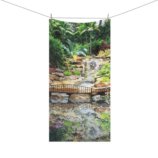 Tropical Waterfall Mink Cotton Towel