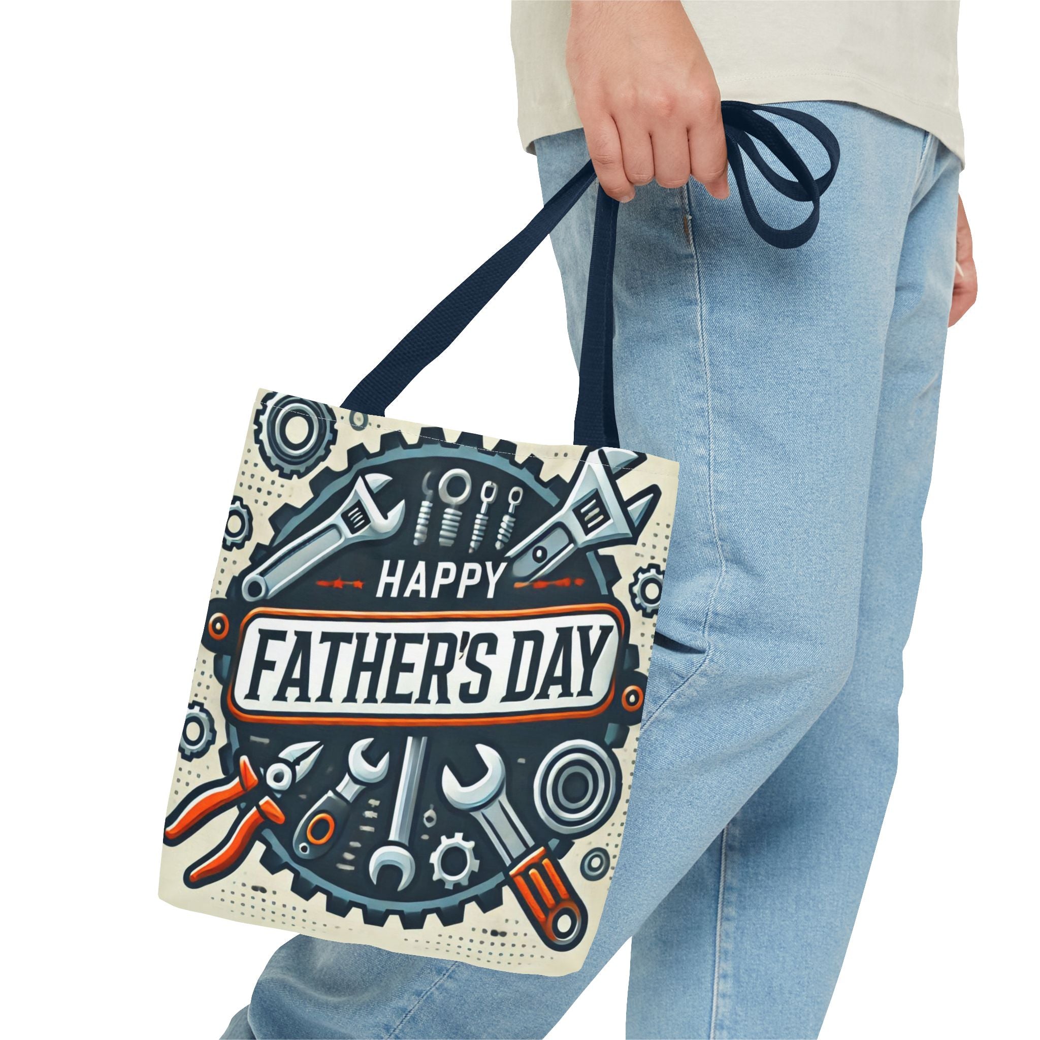 Happy Father's Day Printed Tote Bag