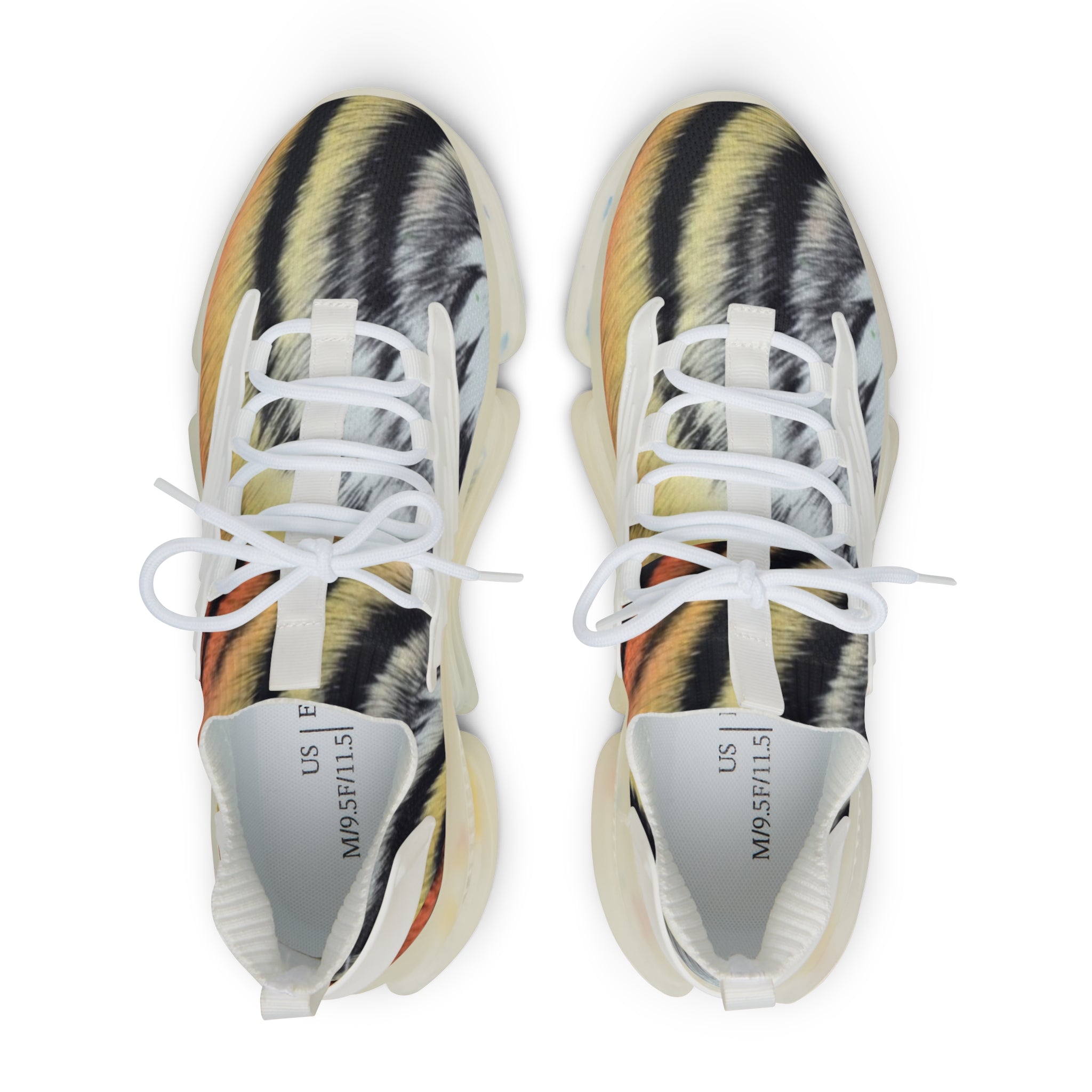 Men's Tiger Stripes Mesh Sneakers