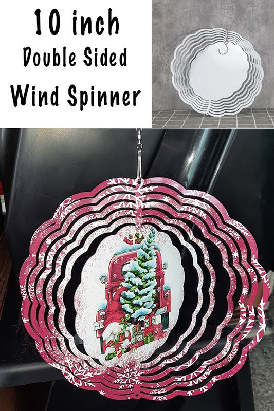 Stop and Enjoy the Flowers Garden Decor Wind Spinner