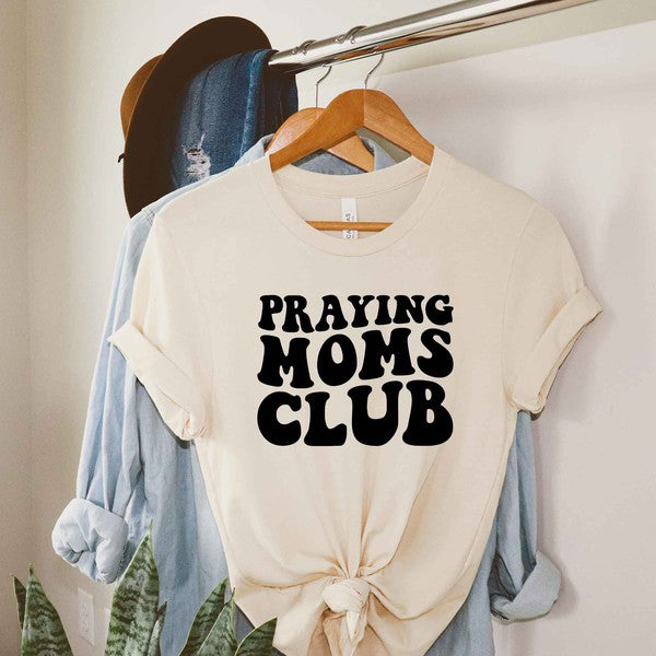 Women's Praying Mom's Club Bella Canvas Graphic T-shirt