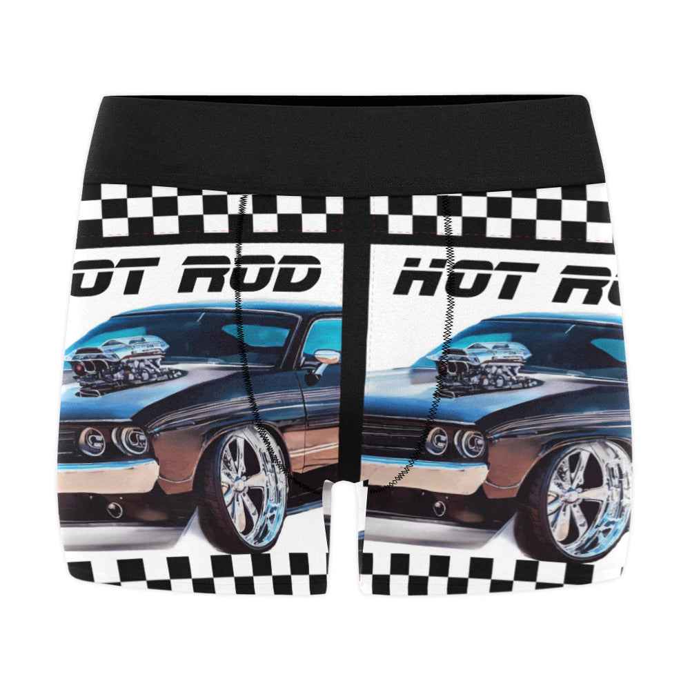 Hot Rod Muscle Car Men's All Over Print Boxer Briefs (Model L10)