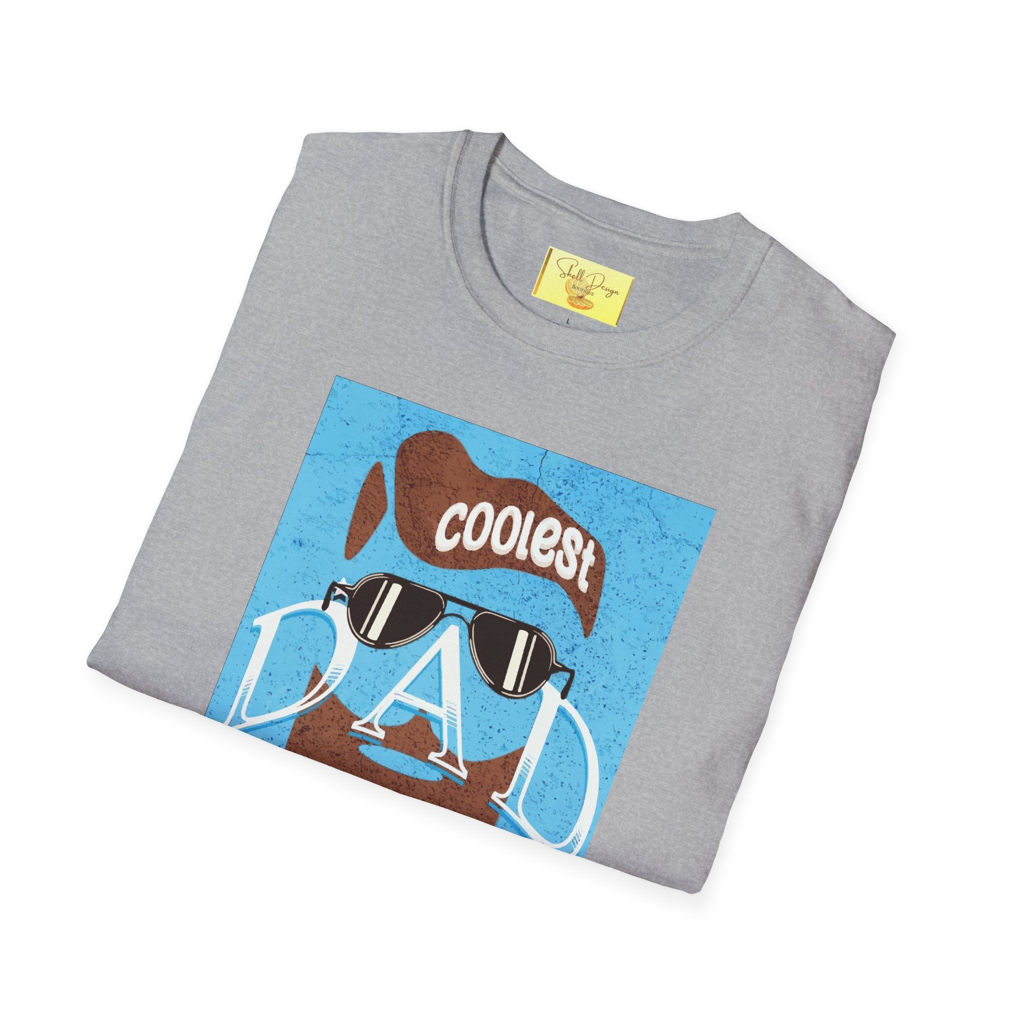 Men's Coolest Dad Ever Softstyle Graphic T-Shirt