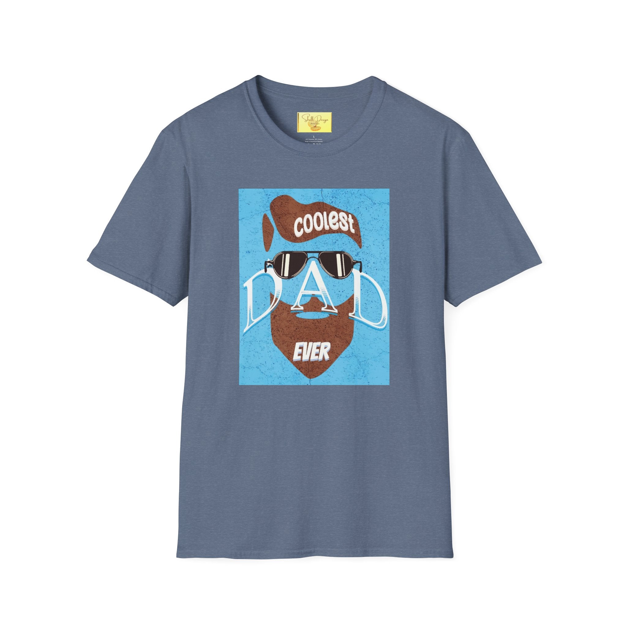 Men's Coolest Dad Ever Softstyle Graphic T-Shirt