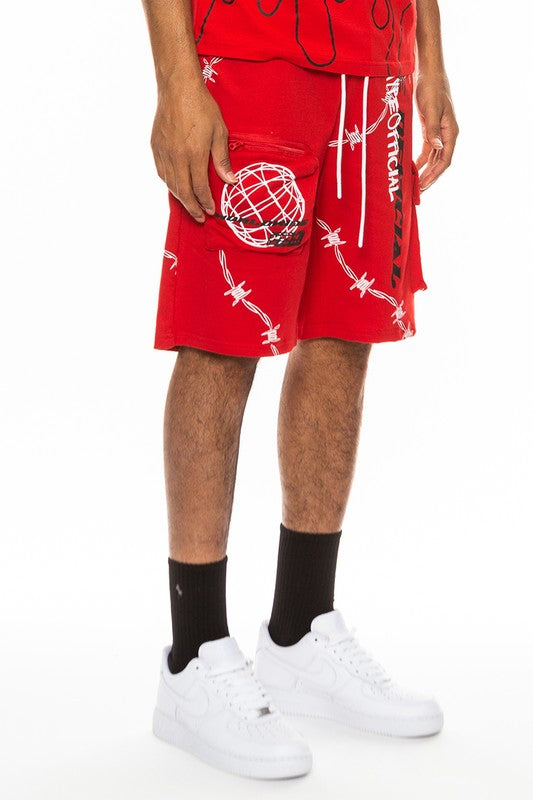 Men's Weiv Hype Official Print Shorts