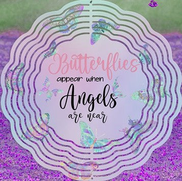 Butterflies Appear Angels Near Spring Wind Spinner