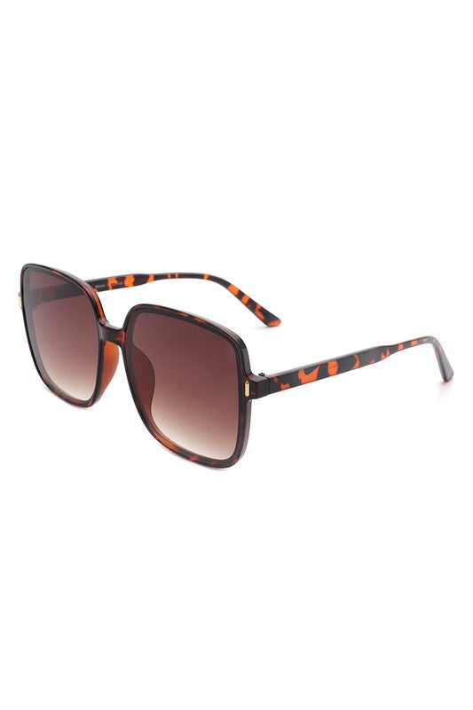 Women's Classic Square Flat Top Fashion Sunglasses