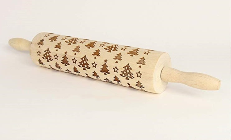 Christmas Embossing Holiday Rolling Pins