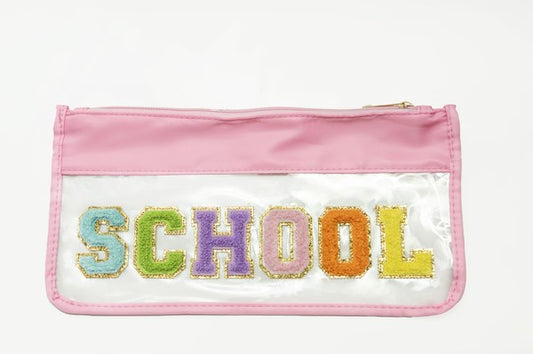 Colorful School Clear School Pouch