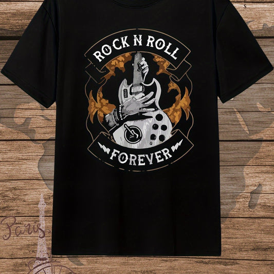 Men's Rock N Roll Forever Short Sleeve Graphic T-shirt