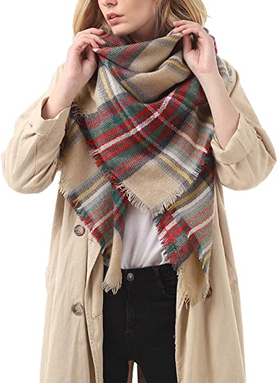 Women's Tartan Plaid Scarf