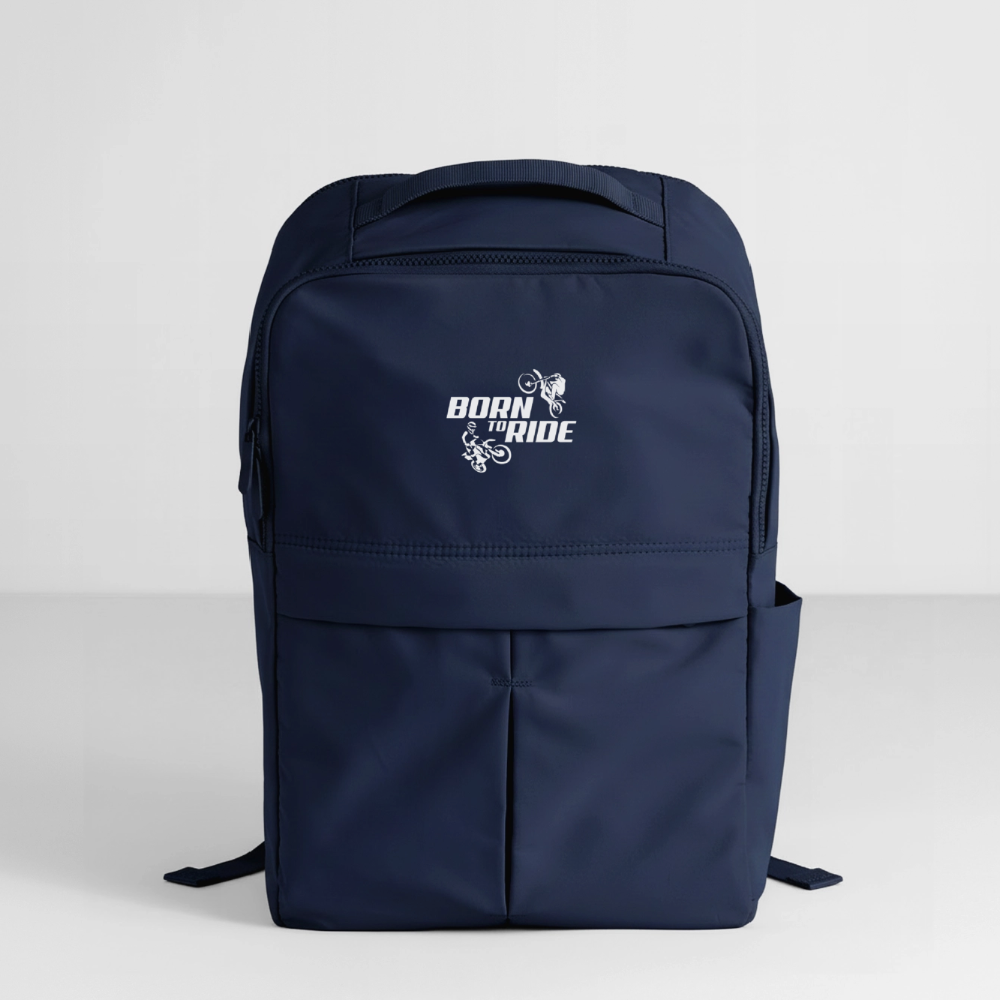 Born to Ride Motocross Matte Backpack - navy