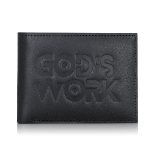 God's Work Genuine Leather Wallet- Signature Series
