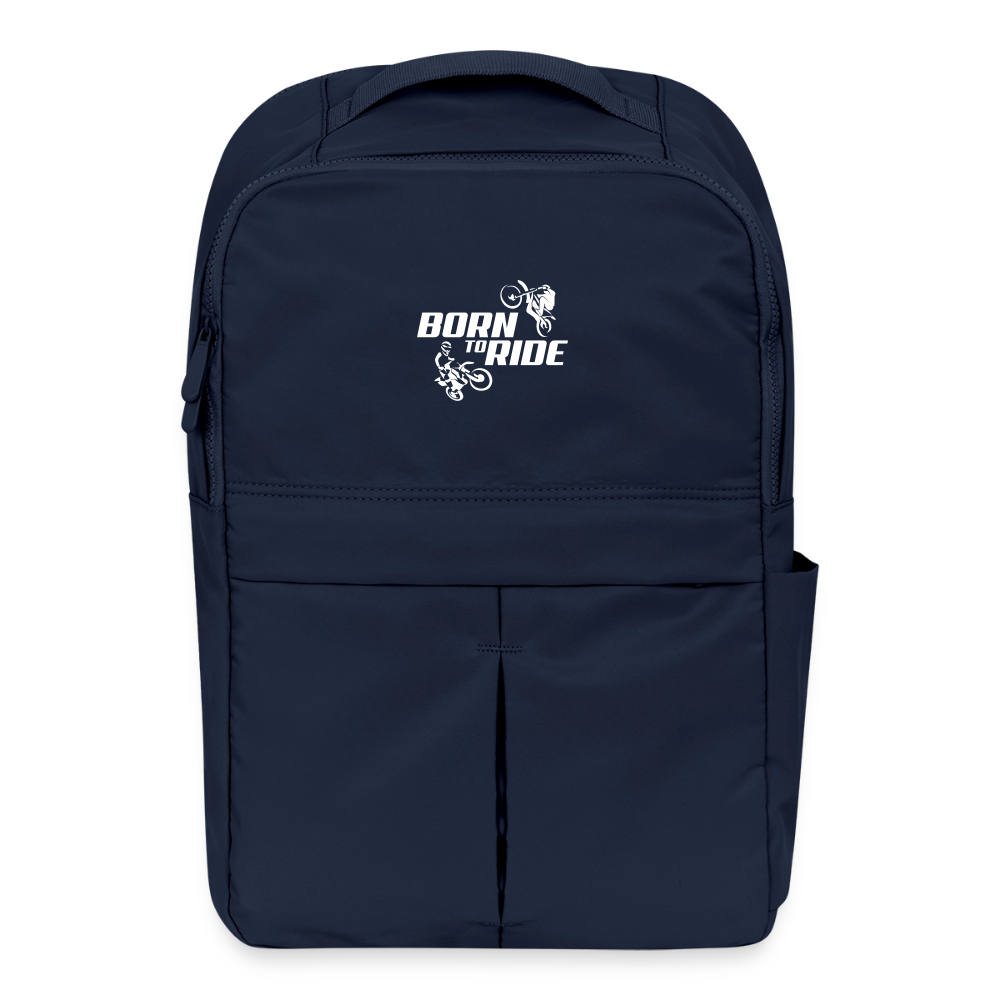 Born to Ride Motocross Matte Backpack - navy