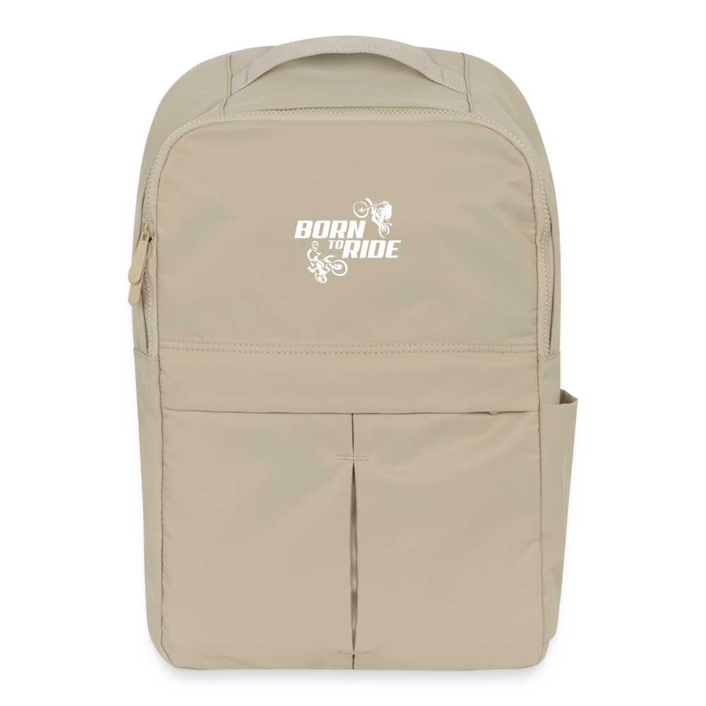 Born to Ride Motocross Matte Backpack - sandgrau