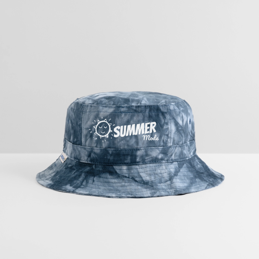 Summer Mode Tie Dye Bucket Hat - navy Tie Dye