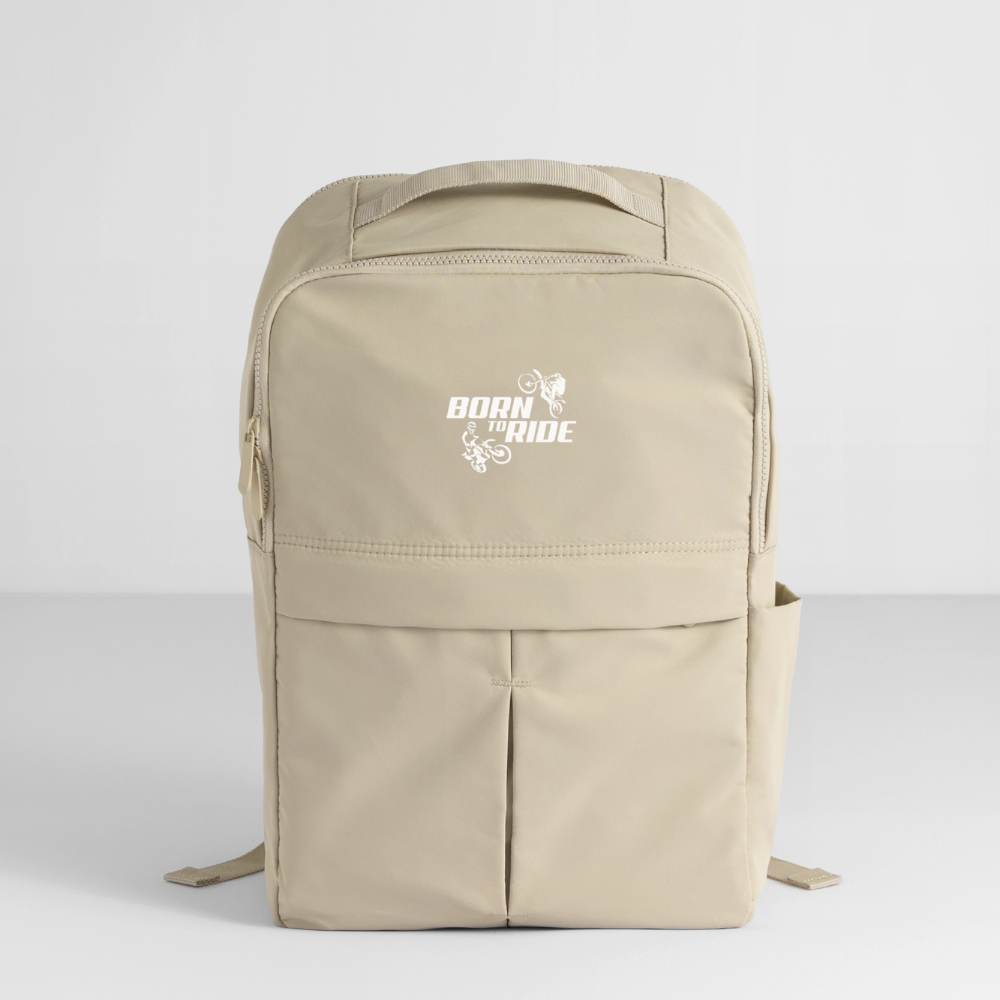 Born to Ride Motocross Matte Backpack - sandgrau