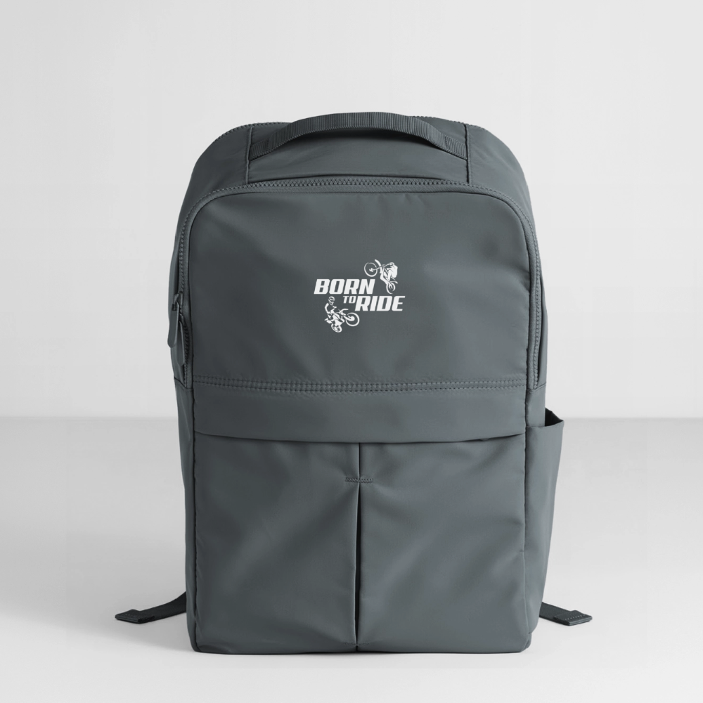 Born to Ride Motocross Matte Backpack - mineral grey