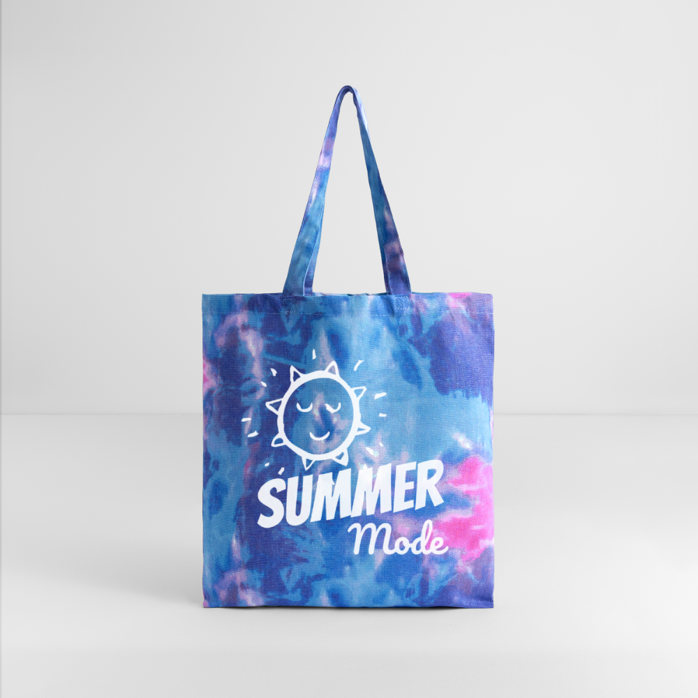 Summer Mode Tie Dye Tote Bag - cotton candy 