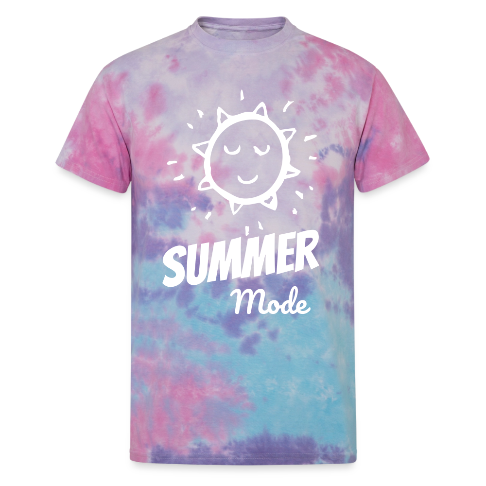 Summer Mode Unisex Tie Dye T-Shirt - cotton candy