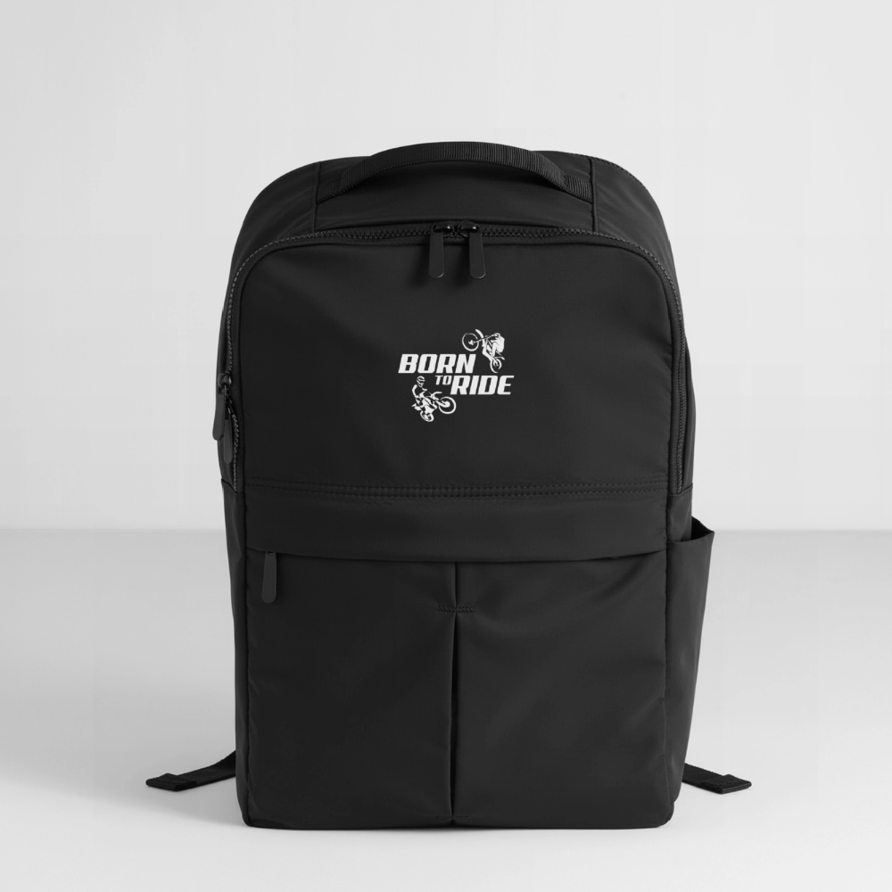 Born to Ride Motocross Matte Backpack - black