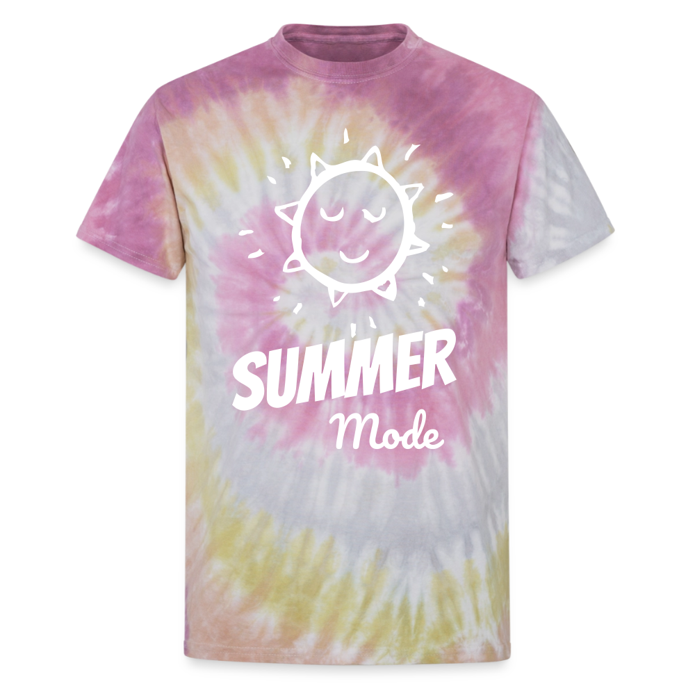 Summer Mode Unisex Tie Dye T-Shirt - Desert Rose