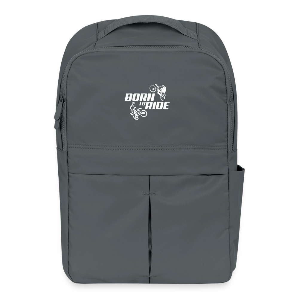 Born to Ride Motocross Matte Backpack - mineral grey