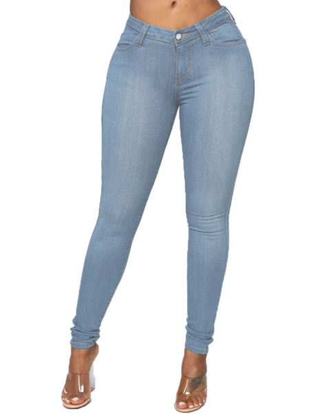 Women's High Waisted Super Stretchy Jeans in Different Colors up to 2XL - Shell Design Boutique