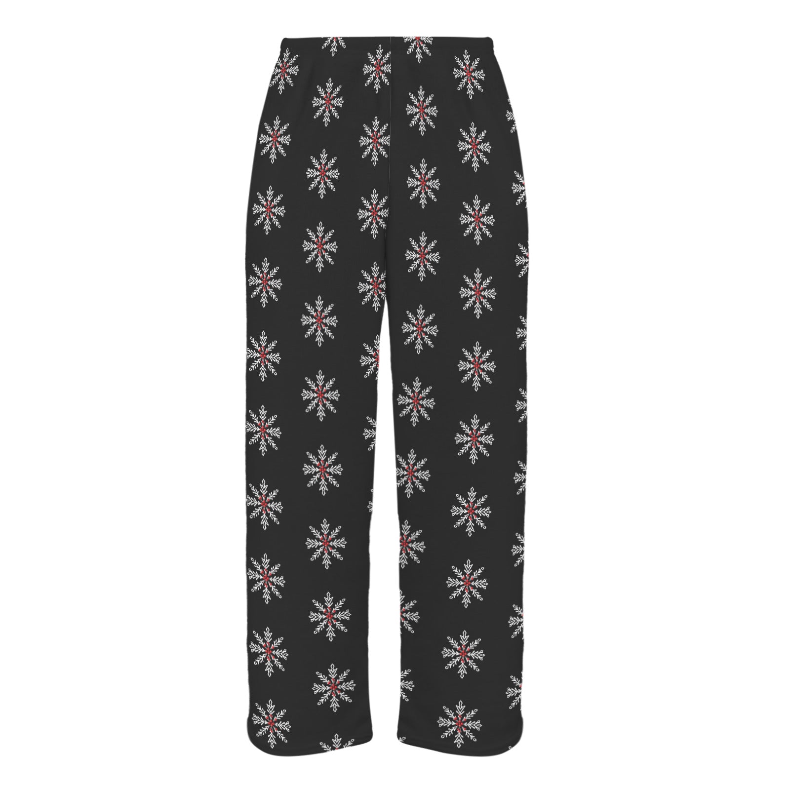 Snowflakes and Mistletoe Women's Flannel Pajama Pants (Made in USA)