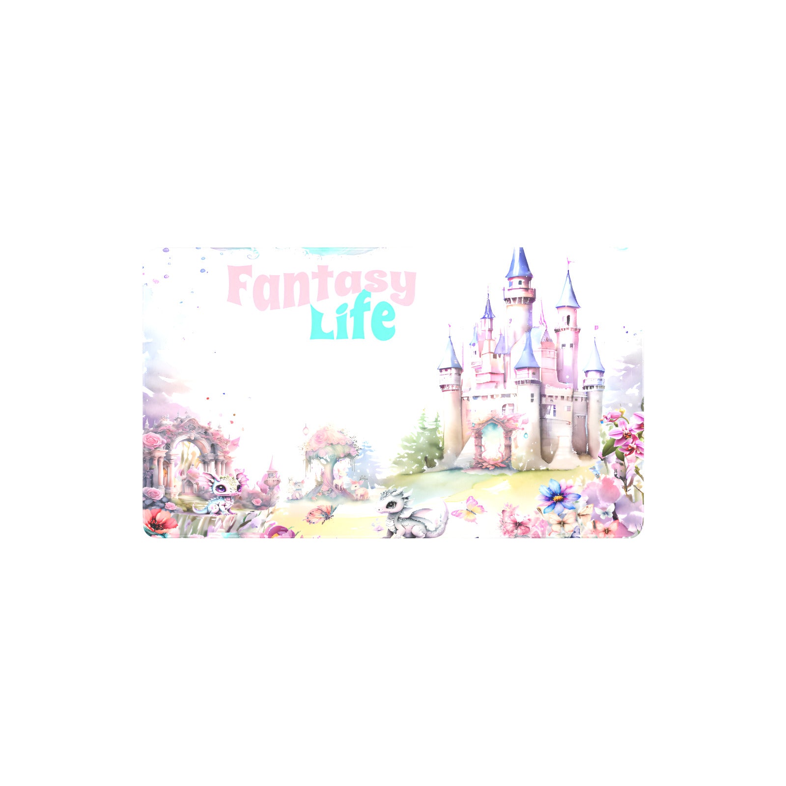 Fantasy Life Custom Rectangle Mousepad with Stitched Edges | 23.6
