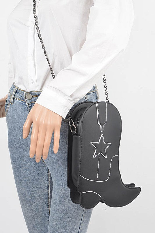 Women's Cowboy Boot Iconic Swing Shoulder Bag