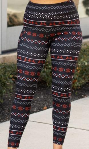 Women's Adorable Christmas Reindeer Leggings