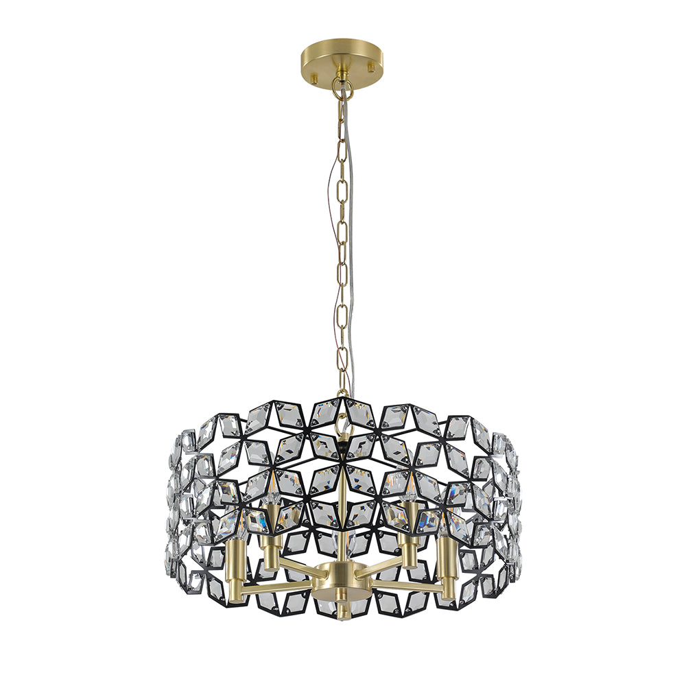 Luxury Round Crystal Chandelier for Living Room_0