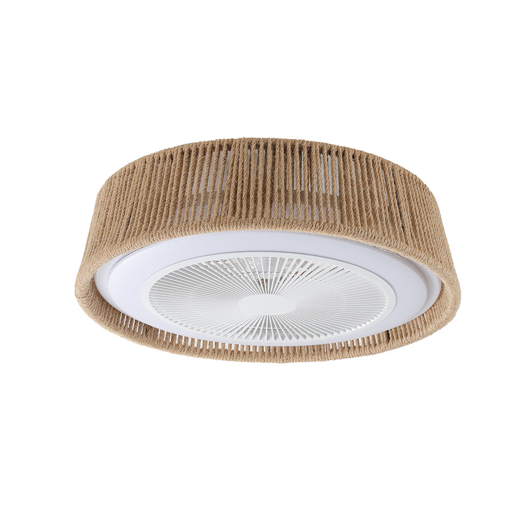 Bohemian LED Ceiling Fan Light - Dimmable with Remote_0