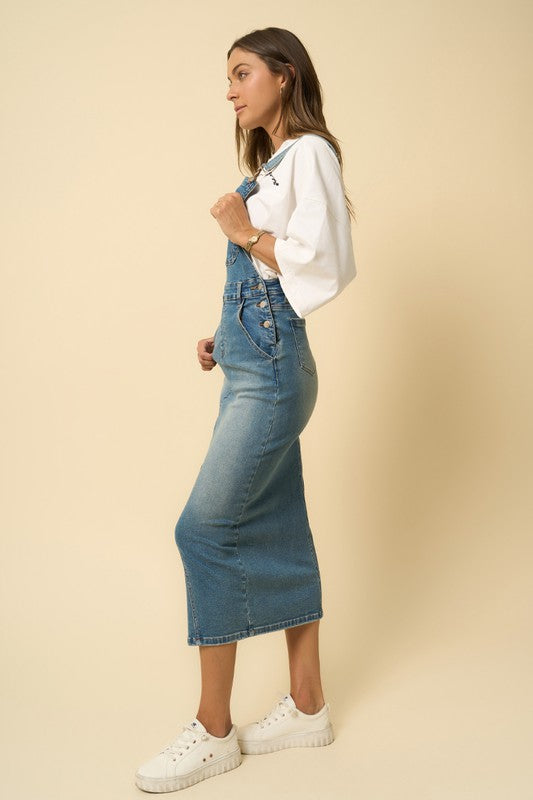 Women's Overalls Denim Dress