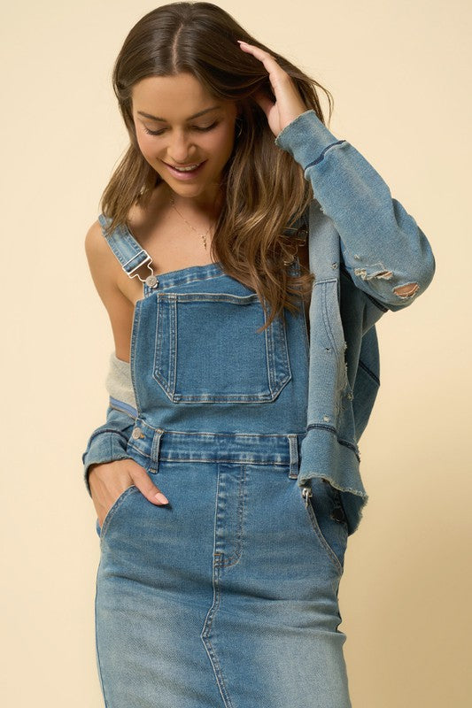 Women's Overalls Denim Dress