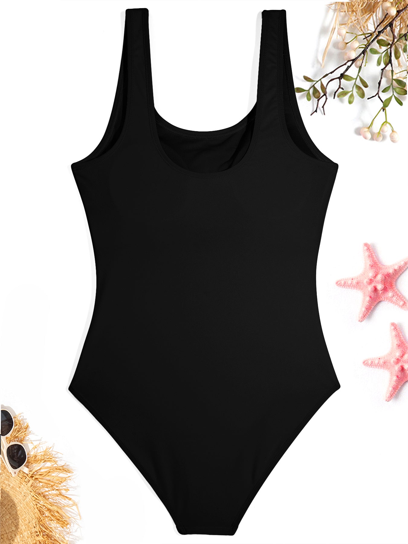 Buckle Up! 4-wheel Drive Athletic Strap One-Piece Swimsuit for Women
